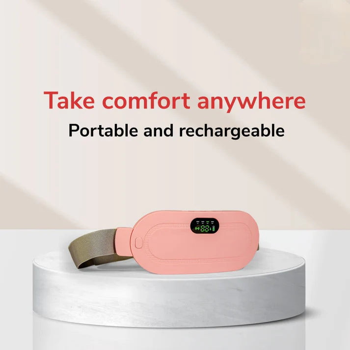 Period Cramps Massager – Heating & Vibration Pain Relief Belt