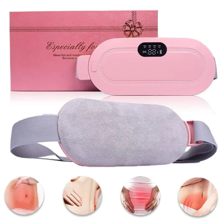 Period Cramps Massager – Heating & Vibration Pain Relief Belt