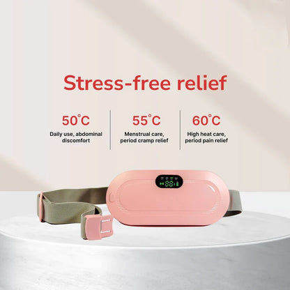 Period Cramps Massager – Heating & Vibration Pain Relief Belt